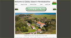 Desktop Screenshot of caldey-island.com